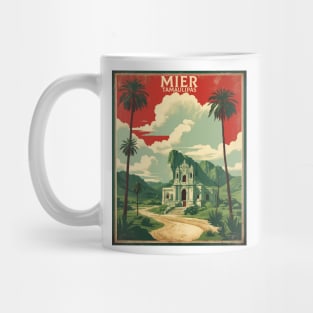 Mier Tamaulipas Mexico Vintage Tourism Travel Mug